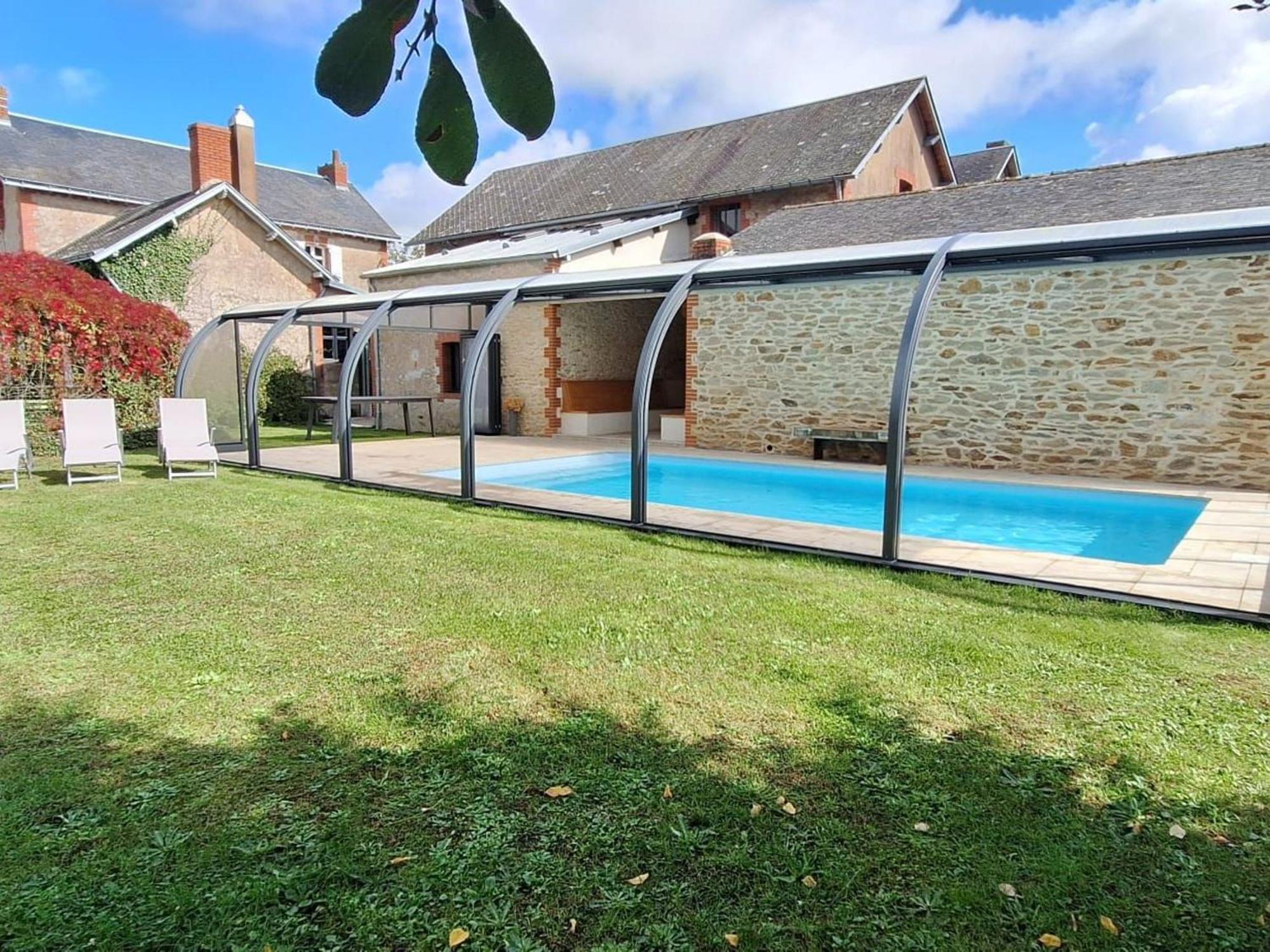 Gite Familial Avec Piscine Chauffee A Lege - Fr-1-306-1296 Экстерьер фото